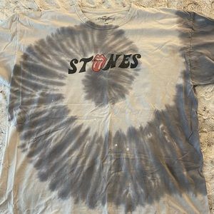 Urban Outfitters Rolling Stones T-Shirt in Tie-Dye